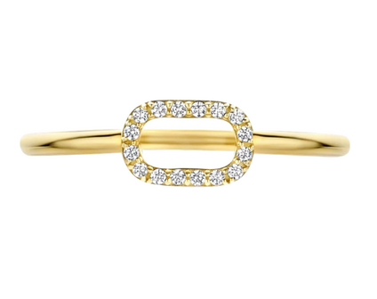 1289YZI Blush 14kt gouden ring