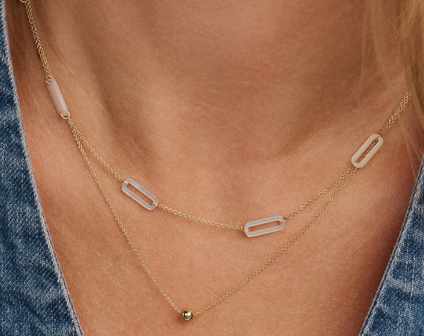 3204YMP Blush 14kt gouden ketting