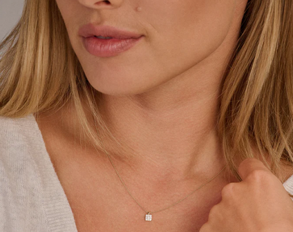 3205YZI Blush 14kt gouden ketting