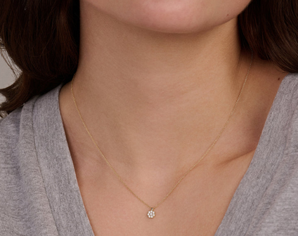 3206YZI Blush 14kt gouden ketting