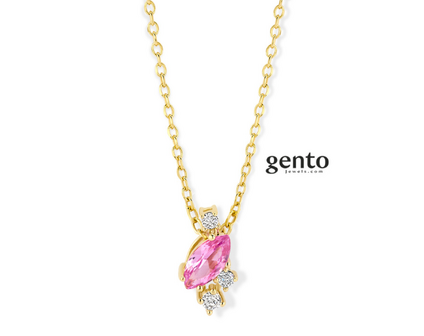 TA13-45 Gento Zilveren Ketting Dames