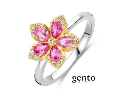 TA18 Gento Zilveren ring dames