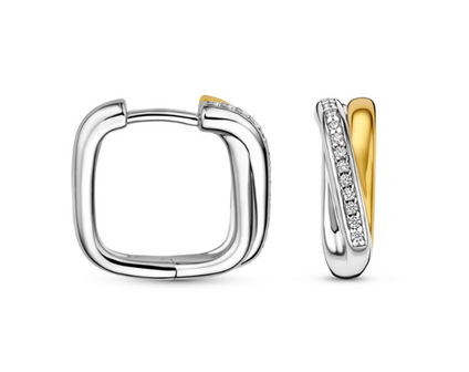 N6P56 Naiomy Silver Zilveren Oorbellen voor Dames