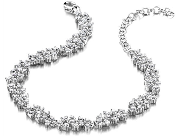 BR2409W Silver Rose juwelen