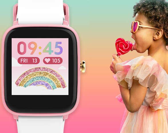 021874 S Ice Watch Smart Junior Pink White