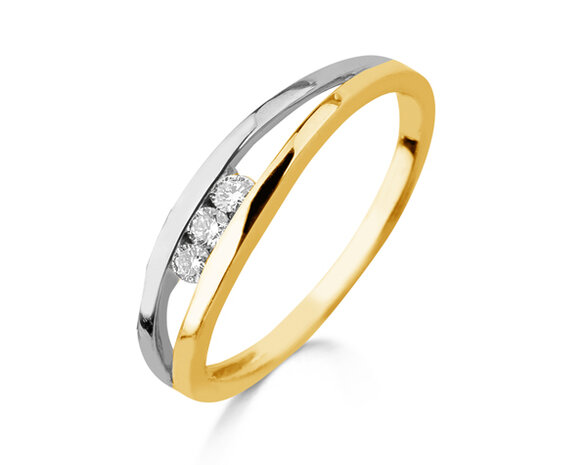 060204A Gouden ring 18kt