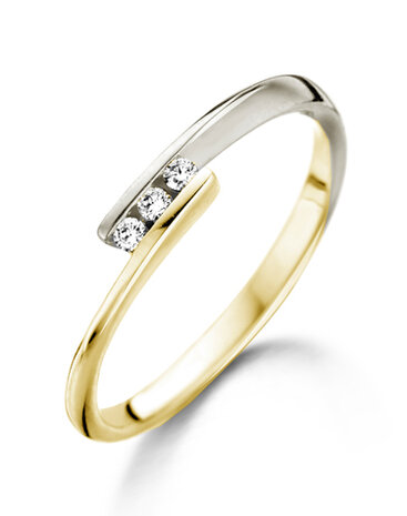 062804A Gouden ring 18kt