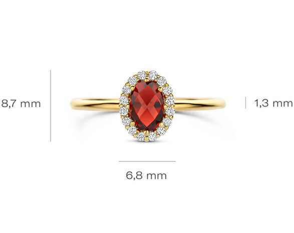 1271YGA Blush juwelen