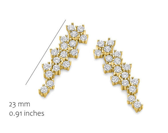 EA2591G-S Silver Rose juwelen