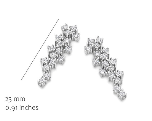 EA2591W-S Silver Rose juwelen