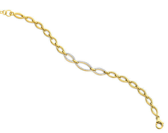 BR2491G Silver Rose juwelen