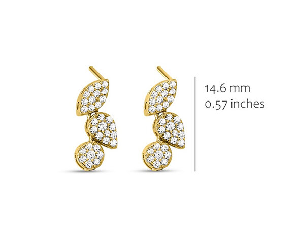 EA2648G Silver Rose juwelen