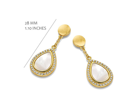 EA2547GMOP-S Silver Rose juwelen