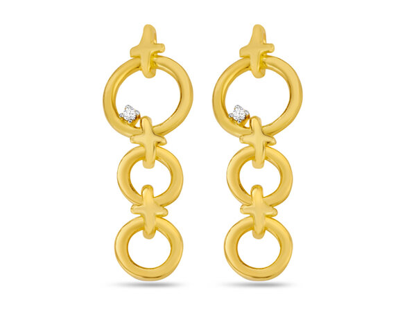 EA2623G Silver Rose juwelen