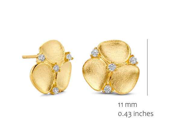 EA2570GB Silver Rose juwelen