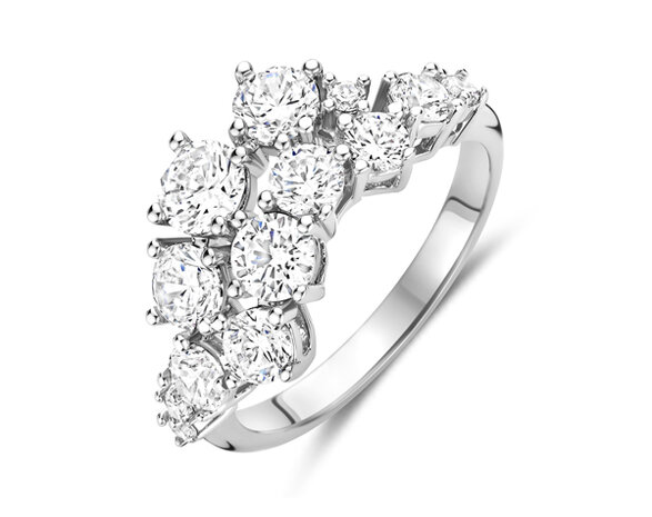 R2638W Silver Rose juwelen