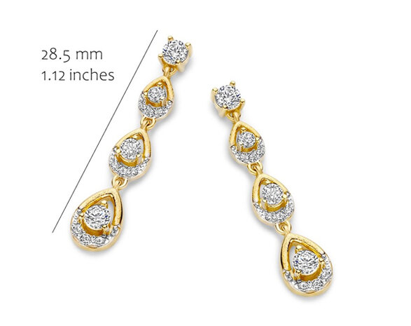 EA2587G_S Silver Rose juwelen