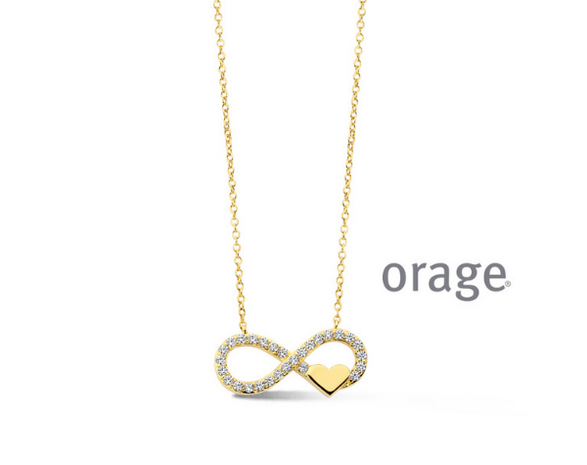 BB261 Orage Zilveren Ketting Dames
