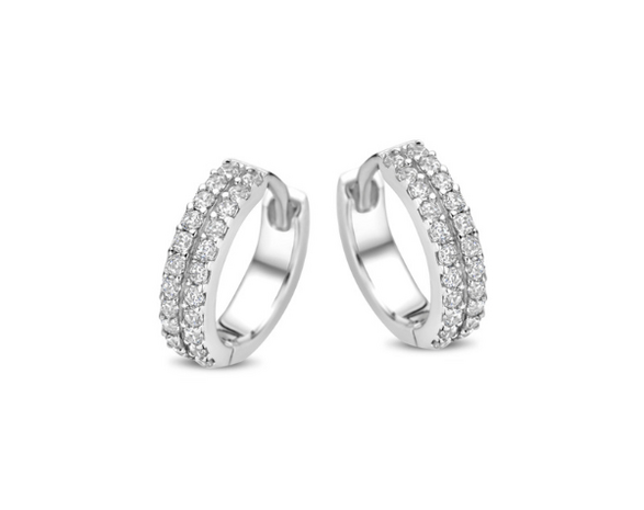 N6A59 Naiomy Silver Zilveren Oorbellen voor Dames