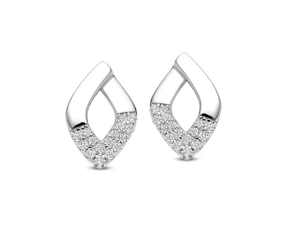 N6A62 Naiomy Silver Zilveren Oorbellen voor Dames