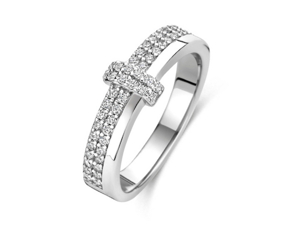 N6A63 Naiomy Silver Zilveren Ring voor Dames