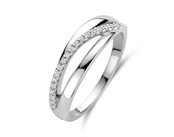 N6C64 Naiomy Silver Zilveren Ring voor Dames