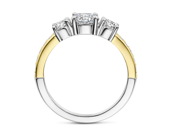 12044ZY  Ti Sento Milano Zilveren Ring