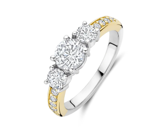 12044ZY  Ti Sento Milano Zilveren Ring