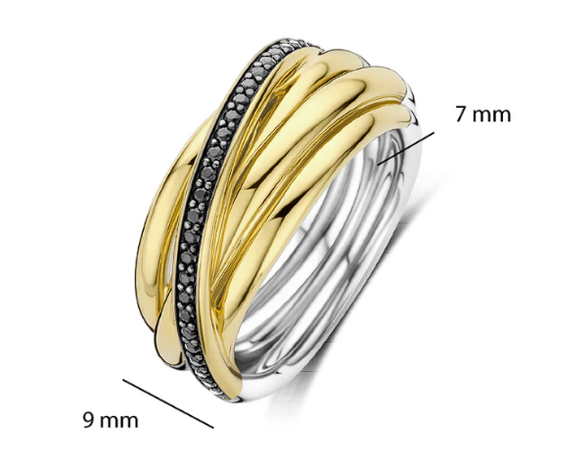 12318BY  Ti Sento Milano Zilveren Ring