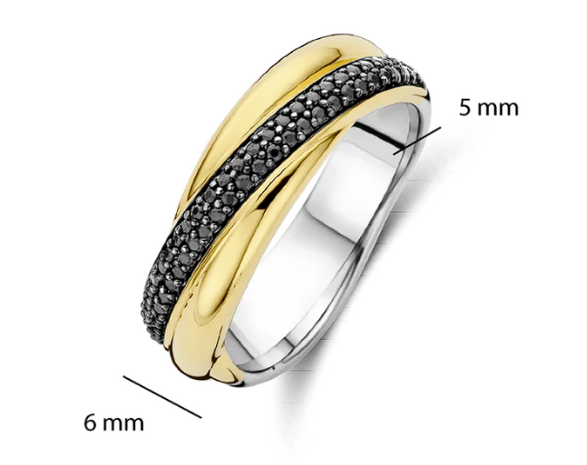 12343BY  Ti Sento Milano Zilveren Ring