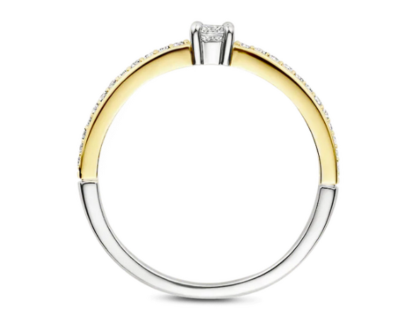 12400ZY  Ti Sento Milano Zilveren Ring