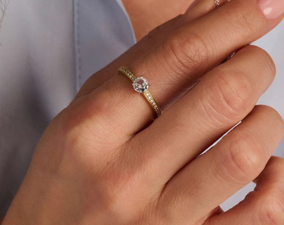 12400ZY  Ti Sento Milano Zilveren Ring