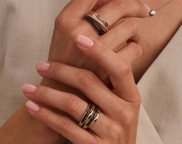 12402BR Ti Sento Milano Zilveren Ring
