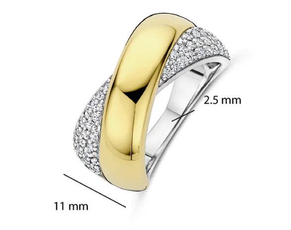 12404ZY Ti Sento Milano Zilveren Ring