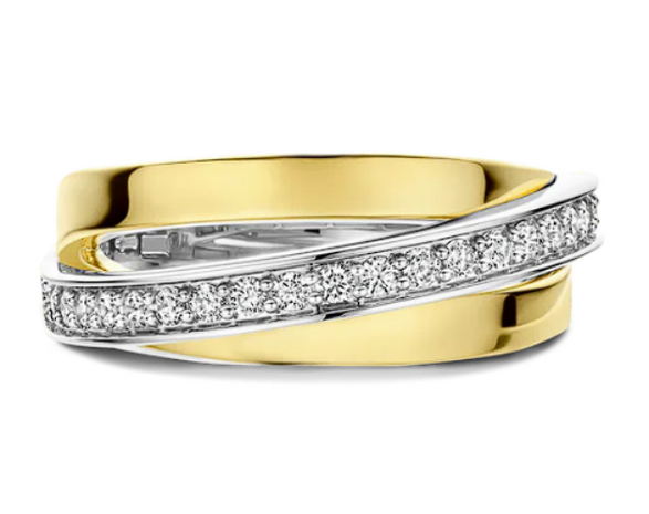 12405ZY Ti Sento Milano Zilveren Ring