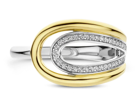 12408ZY Ti Sento Milano Zilveren Ring