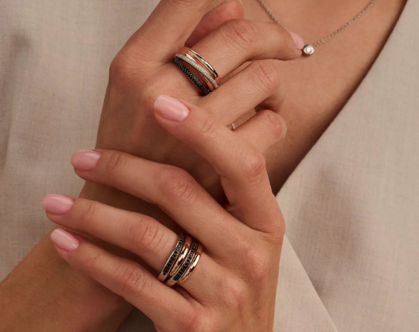 12409BR Ti Sento Milano Zilveren Ring