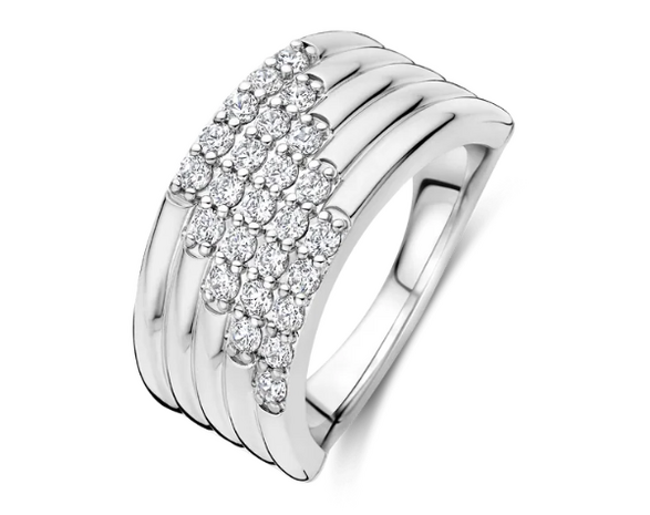 12410ZI Ti Sento Milano Zilveren Ring