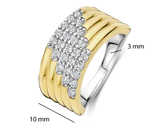 12410ZY Ti Sento Milano Zilveren Ring