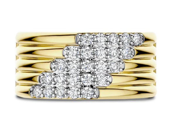 12410ZY Ti Sento Milano Zilveren Ring