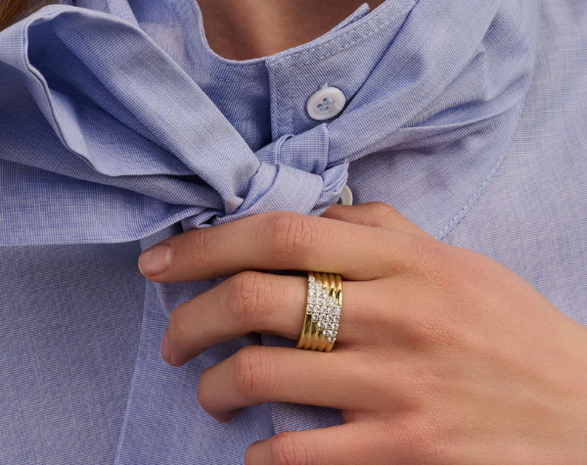 12410ZY Ti Sento Milano Zilveren Ring