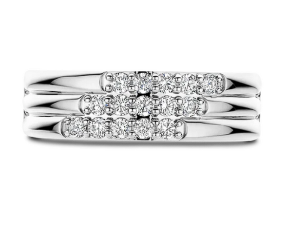 12411ZI Ti Sento Milano Zilveren Ring