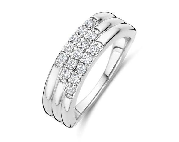 12411ZI Ti Sento Milano Zilveren Ring