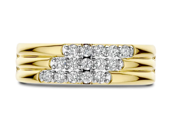 12411ZY Ti Sento Milano Zilveren Ring