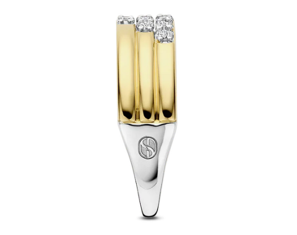 12411ZY Ti Sento Milano Zilveren Ring