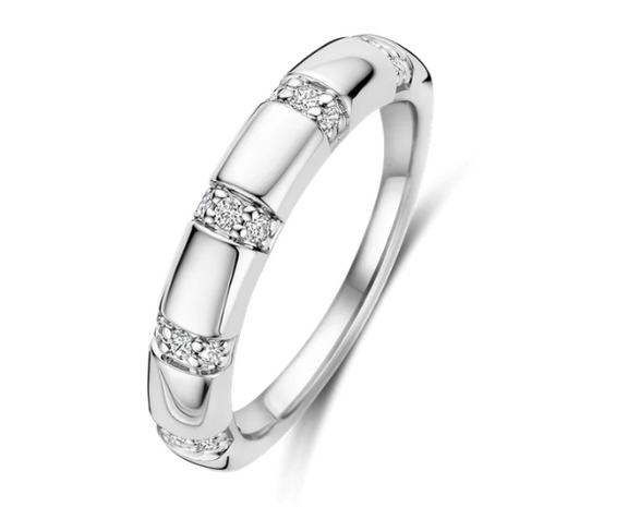12417ZI Ti Sento Milano Zilveren Ring