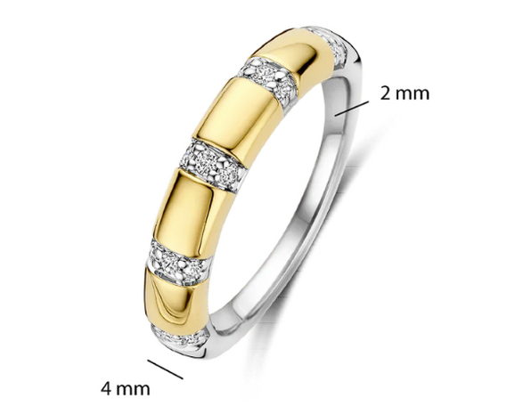 12417ZY Ti Sento Milano Zilveren Ring