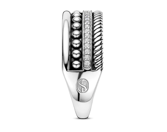 12418ZI Ti Sento Milano Zilveren Ring