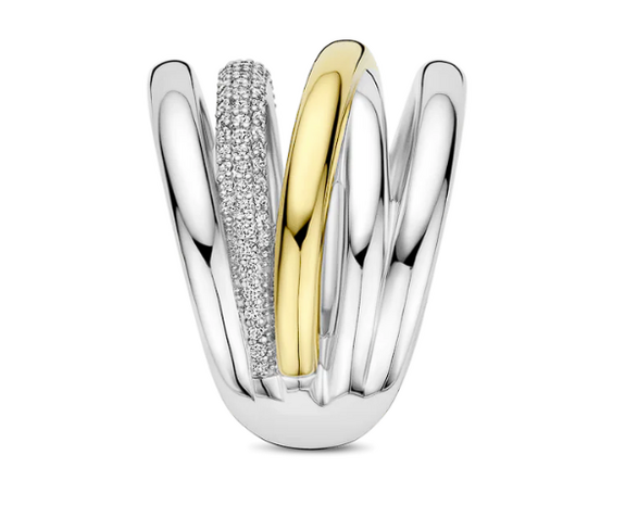 12421ZY Ti Sento Milano Zilveren Ring