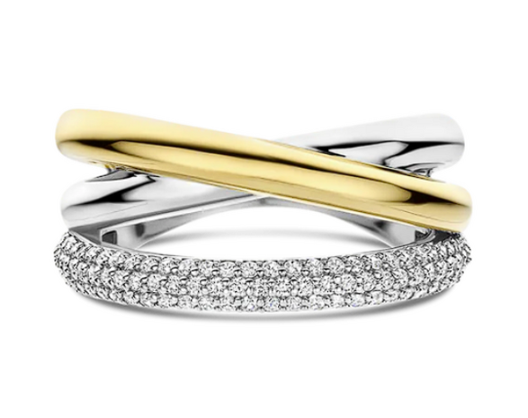 12422ZY Ti Sento Milano Zilveren Ring